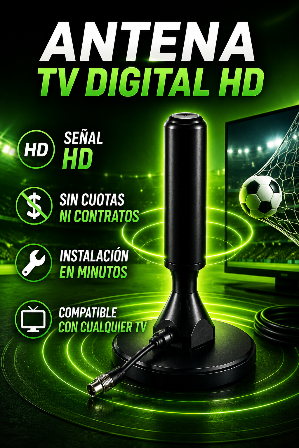 ANTENA TV DIGITAL HD HOTV 3011