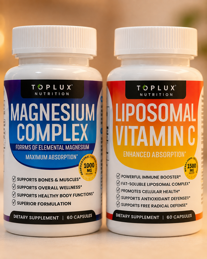 Vitamina C + Magnesio — Energía, Defensas y Bienestar Diario