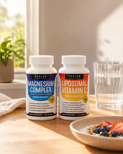 Vitamina C + Magnesio — Energía, Defensas y Bienestar Diario