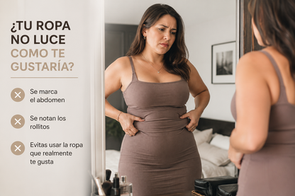 LuxCurve Body Moldeador Invisible · Compresión 360° Sin Costuras