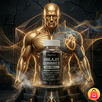 AlphaShilajit Gomitas — Recupera Tu Energía y Rendimiento Masculino