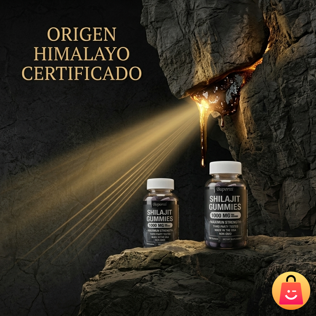 AlphaShilajit Gomitas — Recupera Tu Energía y Rendimiento Masculino